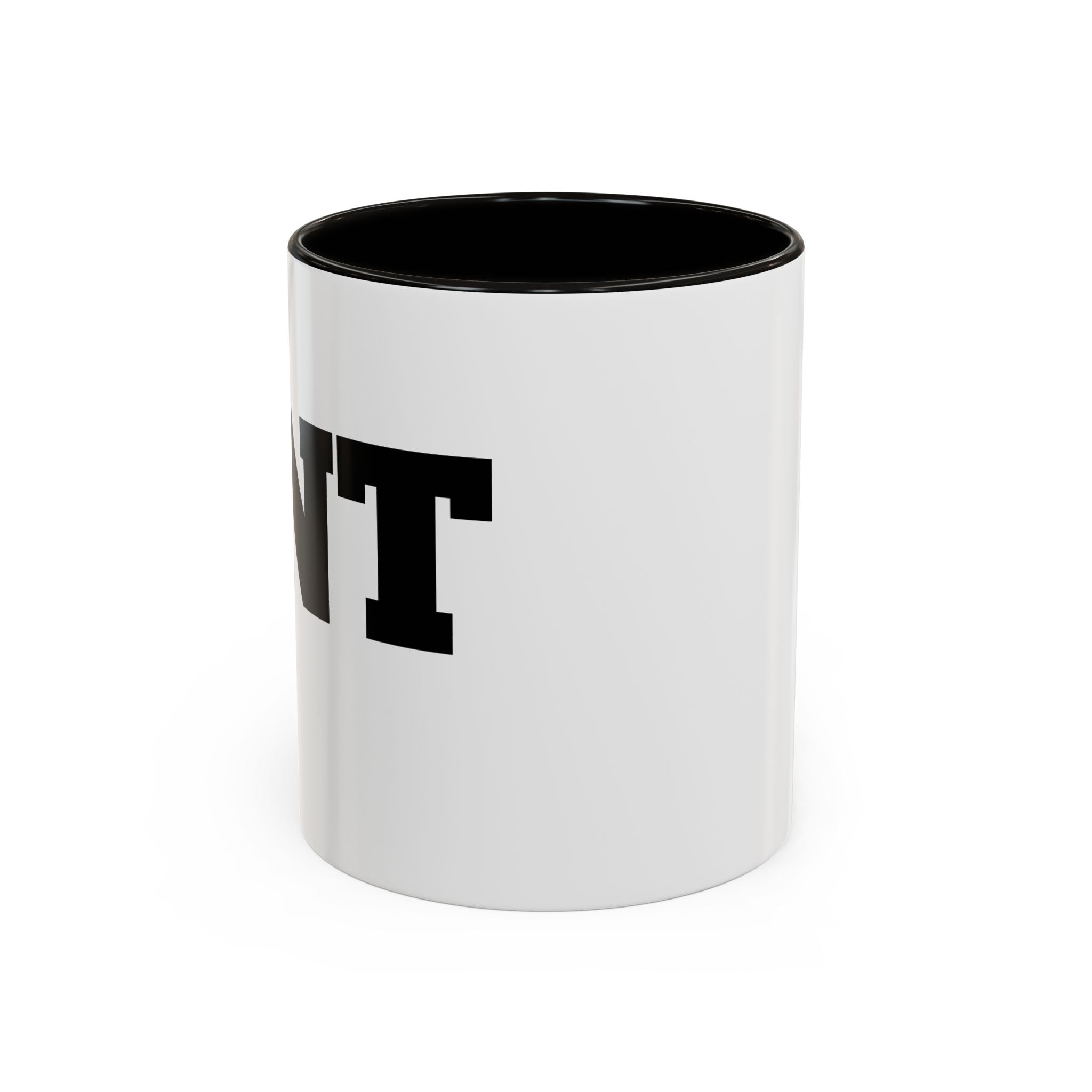 Bold Black Lettering Coffee Mug - 11oz & 15oz
